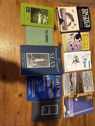 Fly fishing book lot - fishing,