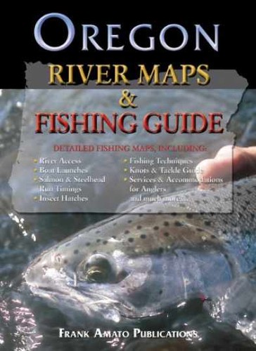 Oregon river map - oregon, fishing